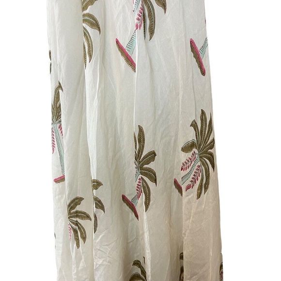 Roberta Roller Rabbit Morjim Palm Venezia Maxi Silk & Cotton Womens Dress NWT L - Picture 9 of 16